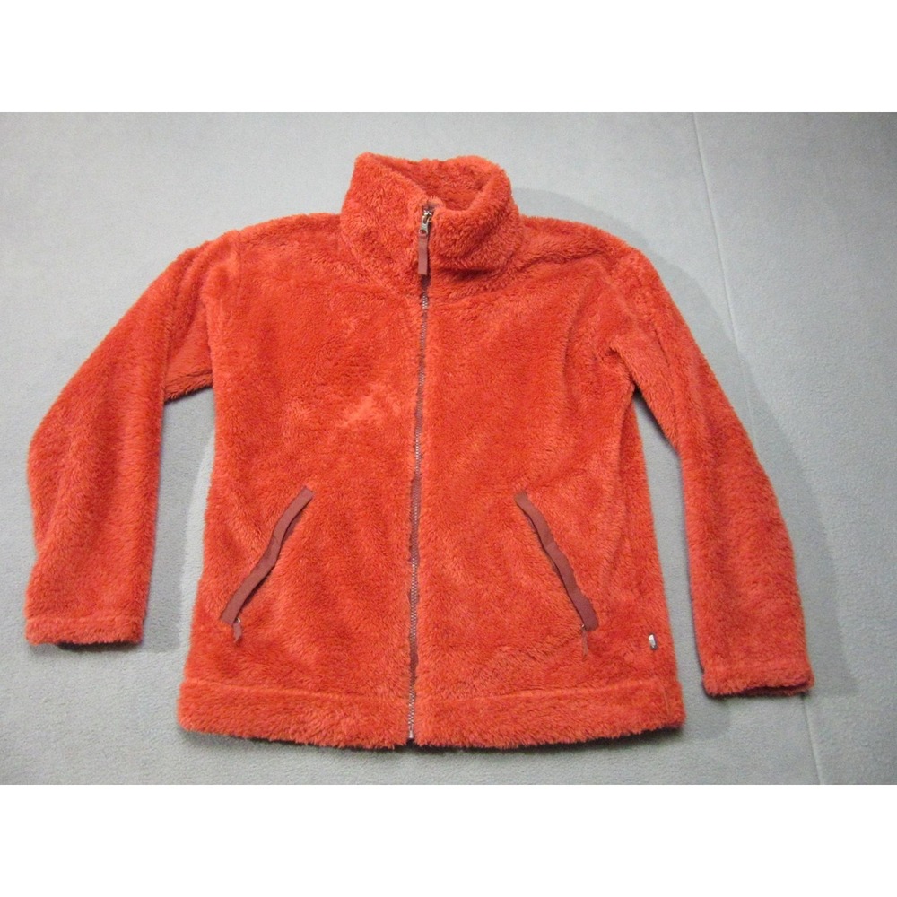 The North Face Jacket Womens Medium Red High Pile Fleece Full Zip Outdoor